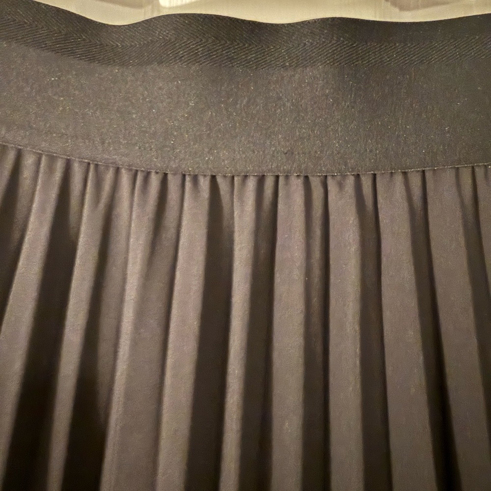 Athleta Black and Blue Midi swing Skirt - Picture 5 of 6
